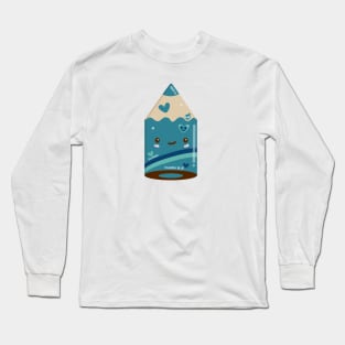 Color December MS - Birthday pencil Long Sleeve T-Shirt